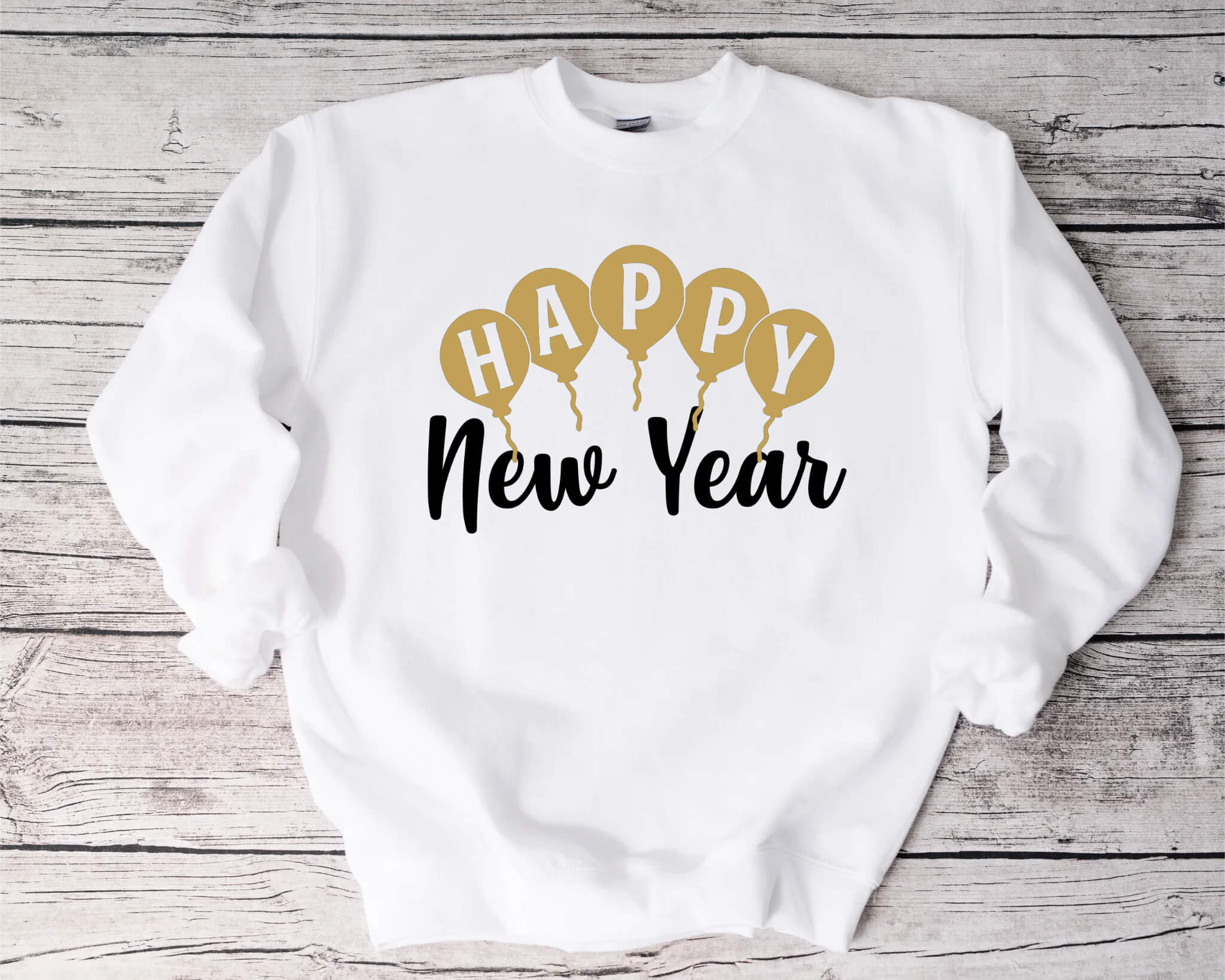 New Year's Happy New Year Men's Women's Unisex Graphic Print T-Shirt