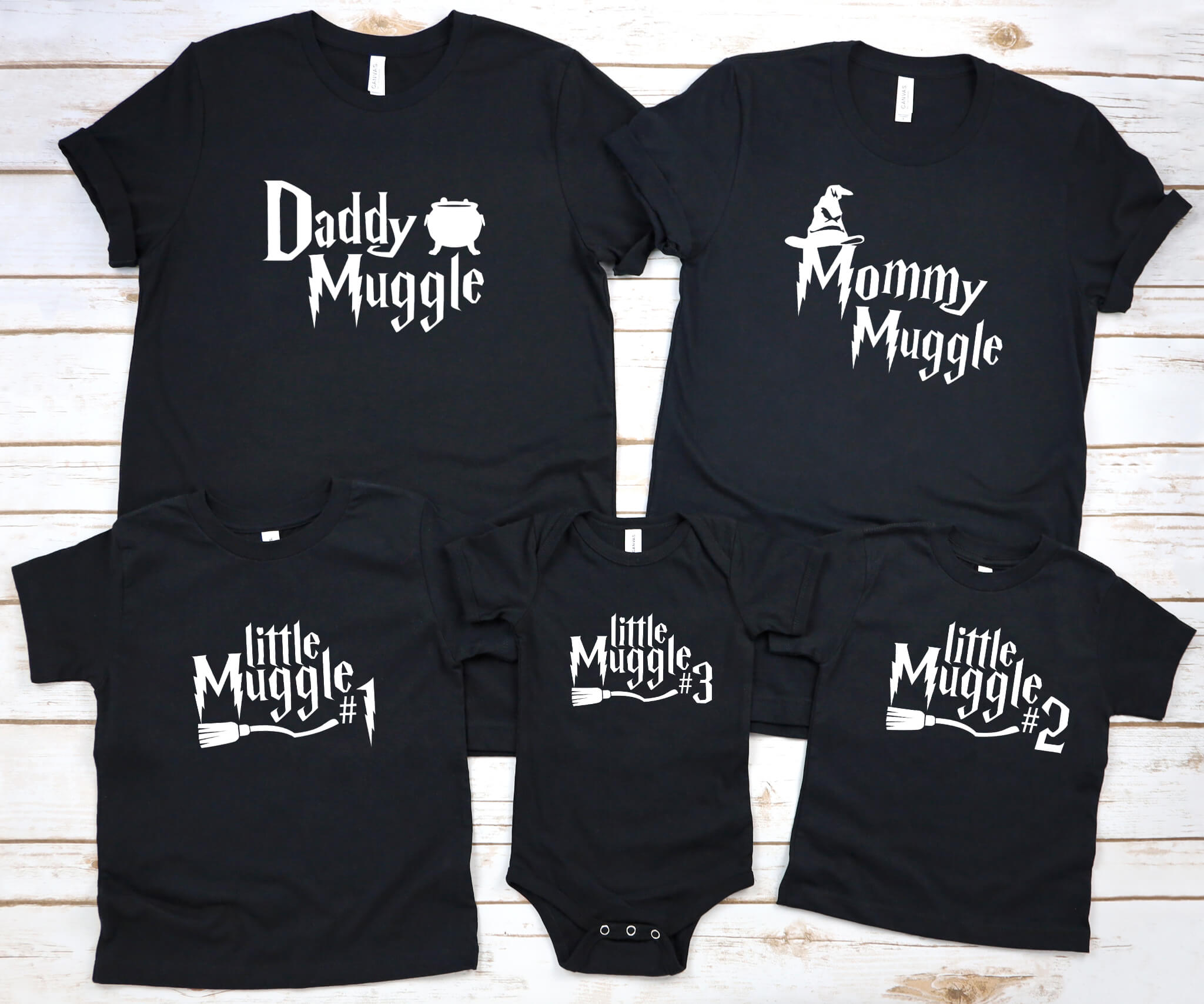 Harry Potter Family Muggle Matching Graphic Print T-Shirts / Sweatshirt