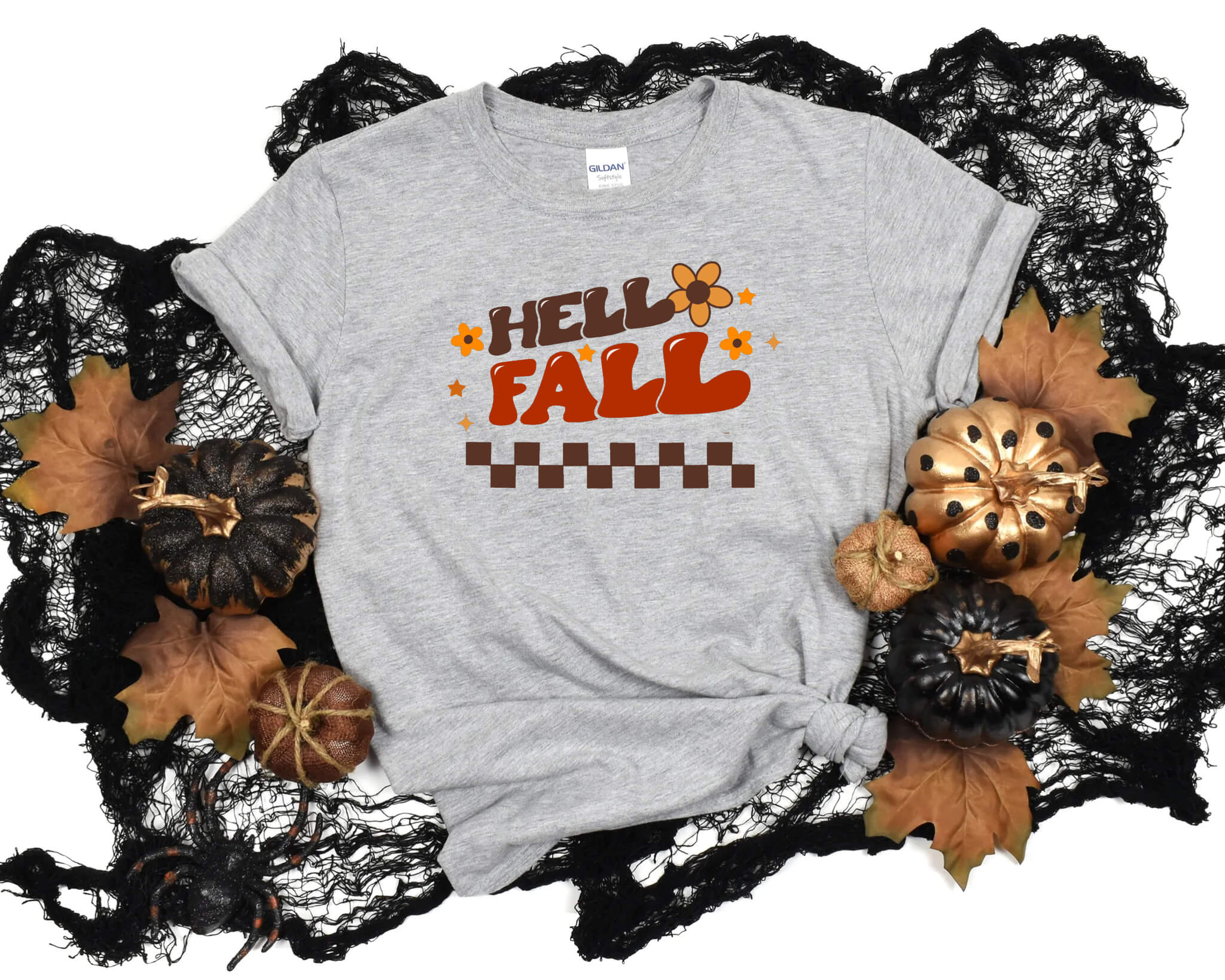 Fall Hello Fall Vintage Women's Graphic Print T-Shirt