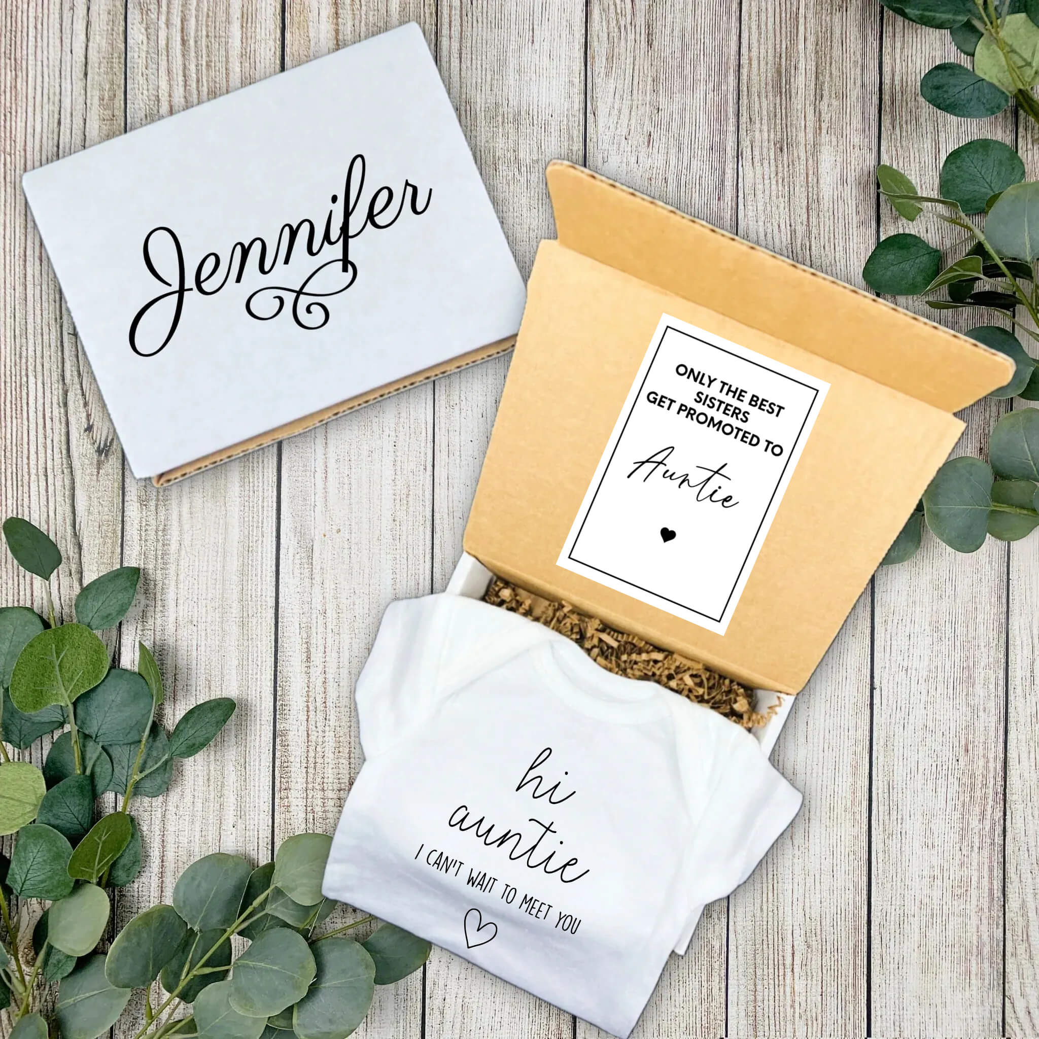 Personalized Pregnancy Announcement, Aunt, Auntie To Be, Personalized  Pregnancy Announcement Gift Box, Personalized Baby Announcement Gift Box