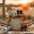 Holy Cow It's a Boy, Western Boy Digital Gender Reveal, Customizable Personalized Editable Template - TrendyCustomApparel™