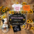 Holy Cow It's a Girl, Western Girl Digital Gender Reveal, Customizable Personalized Editable Template - TrendyCustomApparel™