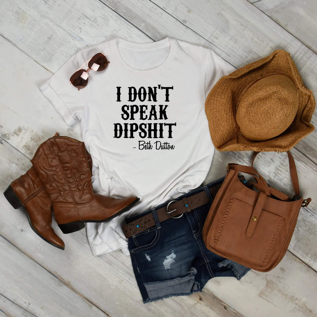 Yellowstone T-Shirt, I Don’t Speak Dipshit, Women’s Tank Top, Ladies T-Shirt, Beth Dutton Quotes, Country Western Tank, Girl’s Rodeo Tank, Custom Apparel, Best Of Beth Dutton T-Shirt