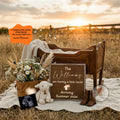 We're Having a Little Lamb, Western Farm Digital Pregnancy Announcement, Gender Neutral Customizable Editable Template - TrendyCustomApparel™