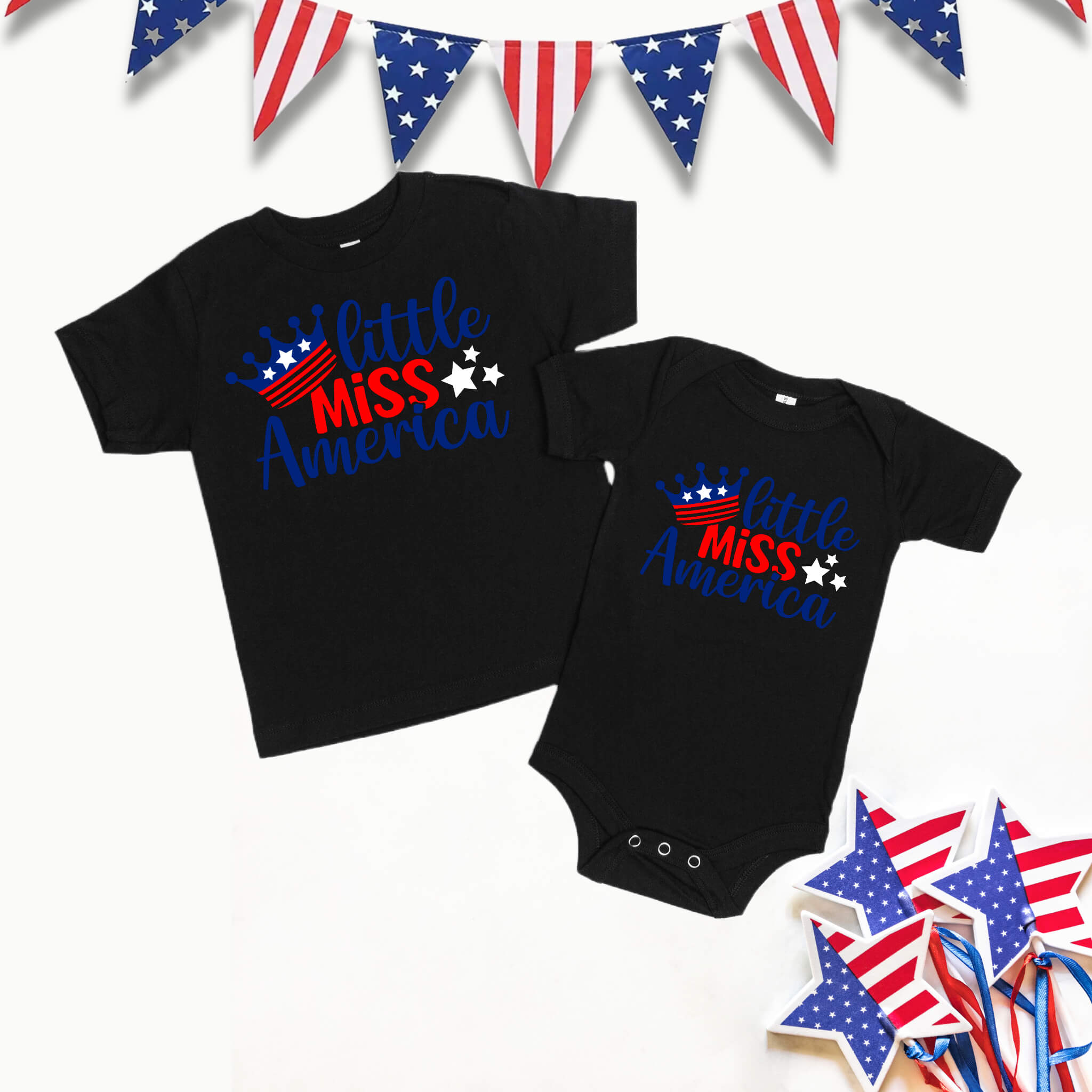 Camiseta del 4 de julio, Little Miss America, Rojo Blanco Azul, Patriótico, Día de la Independencia, Día de los Caídos, Bebé Onesie, Camiseta infantil, Camiseta para niños pequeños, Camiseta juvenil, Niña, Ropa personalizada