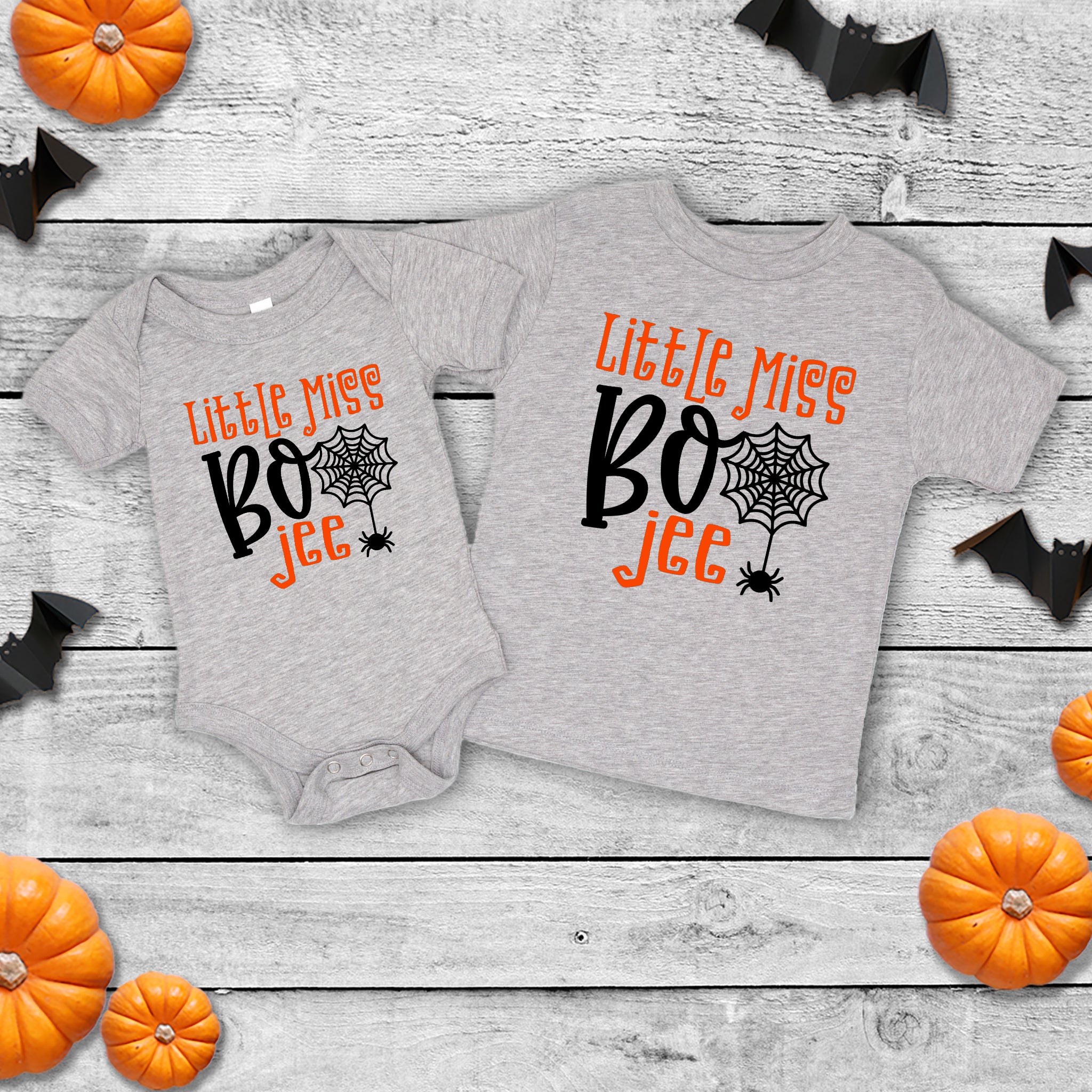 Halloween Girl's Little Miss Boo Jee Customizable Baby Infant Toddler Youth Graphic Print