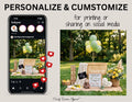 Jungle Monkey Baby Reveal Digital Editable Template, Gender Neutral Canva Fully Editable Template TrendyCustomApparel™