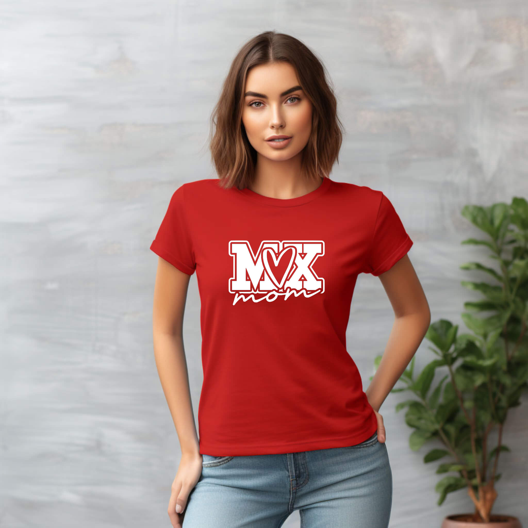 Racing - MX Mom Motocross Dirt Bike Graphic Print Women’s T-Shirt