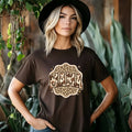 Mama Leopard Cow, Rustic Mom, Women's Western Print Shirt, Mother's Day Gift, Trendy Retro Text Sublimation Design - TrendyCustomApparel™
