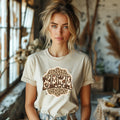 Mama Leopard Cow, Rustic Mom, Women's Western Print Shirt, Mother's Day Gift, Trendy Retro Text Sublimation Design - TrendyCustomApparel™