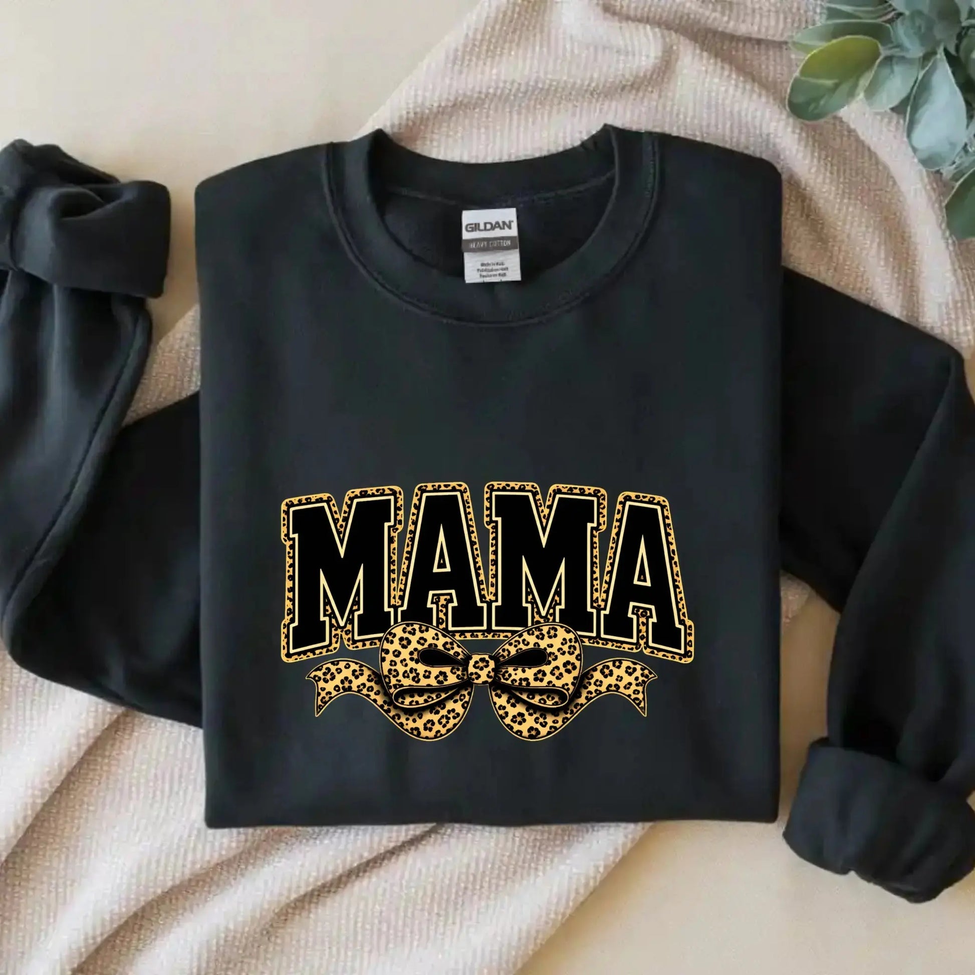Mama Leopard Trendy Coquette Bow, Leopard Mama Sublimation, Varsity Mama Shirt, Retro Mama, Mother’s Day Outfit - TrendyCustomApparel™