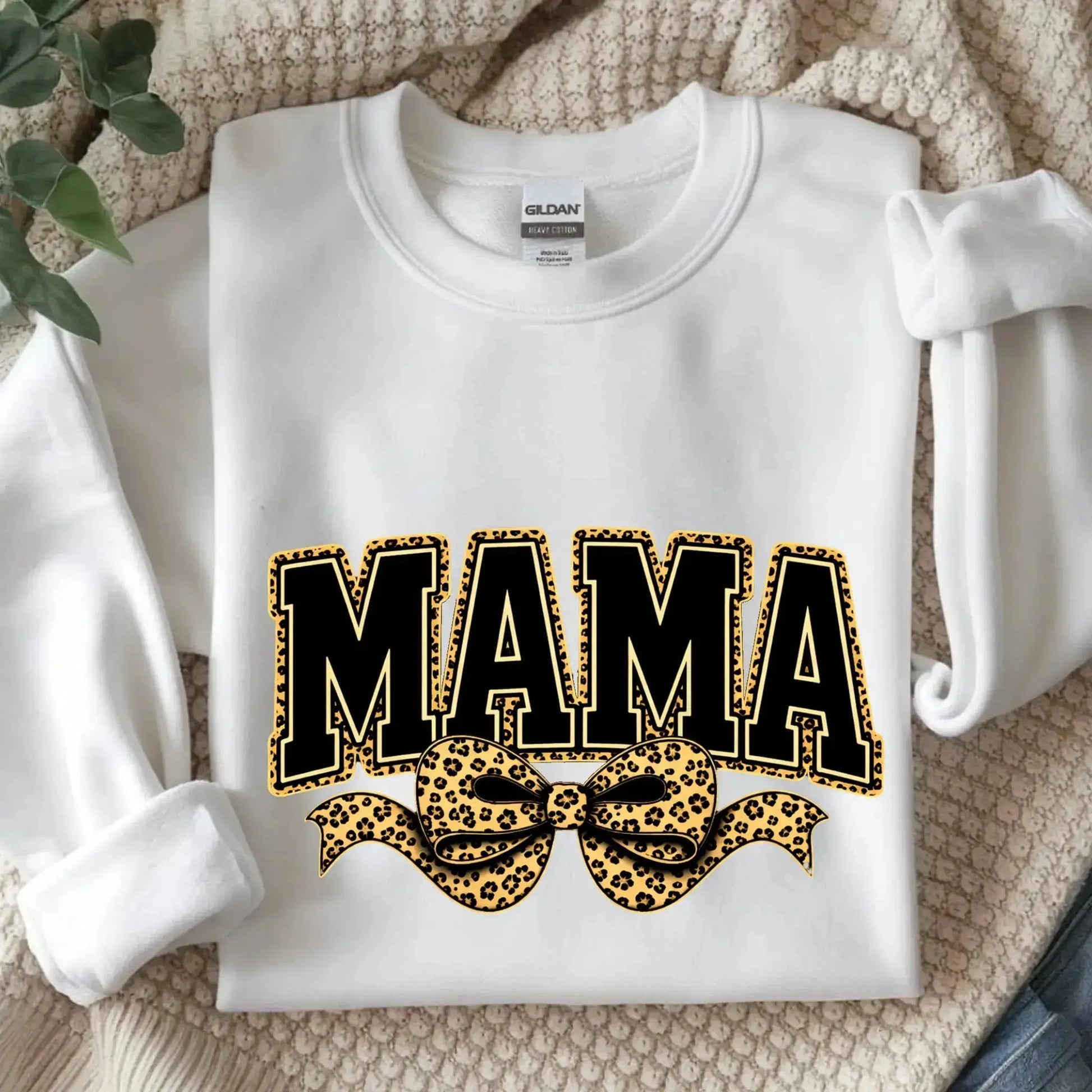Mama Leopard Trendy Coquette Bow, Leopard Mama Sublimation, Varsity Mama Shirt, Retro Mama, Mother’s Day Outfit - TrendyCustomApparel™