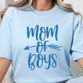 Mom of Boys Customizable Color Choice, DTF Women's Graphic Print T-Shirt - TrendyCustomApparel™