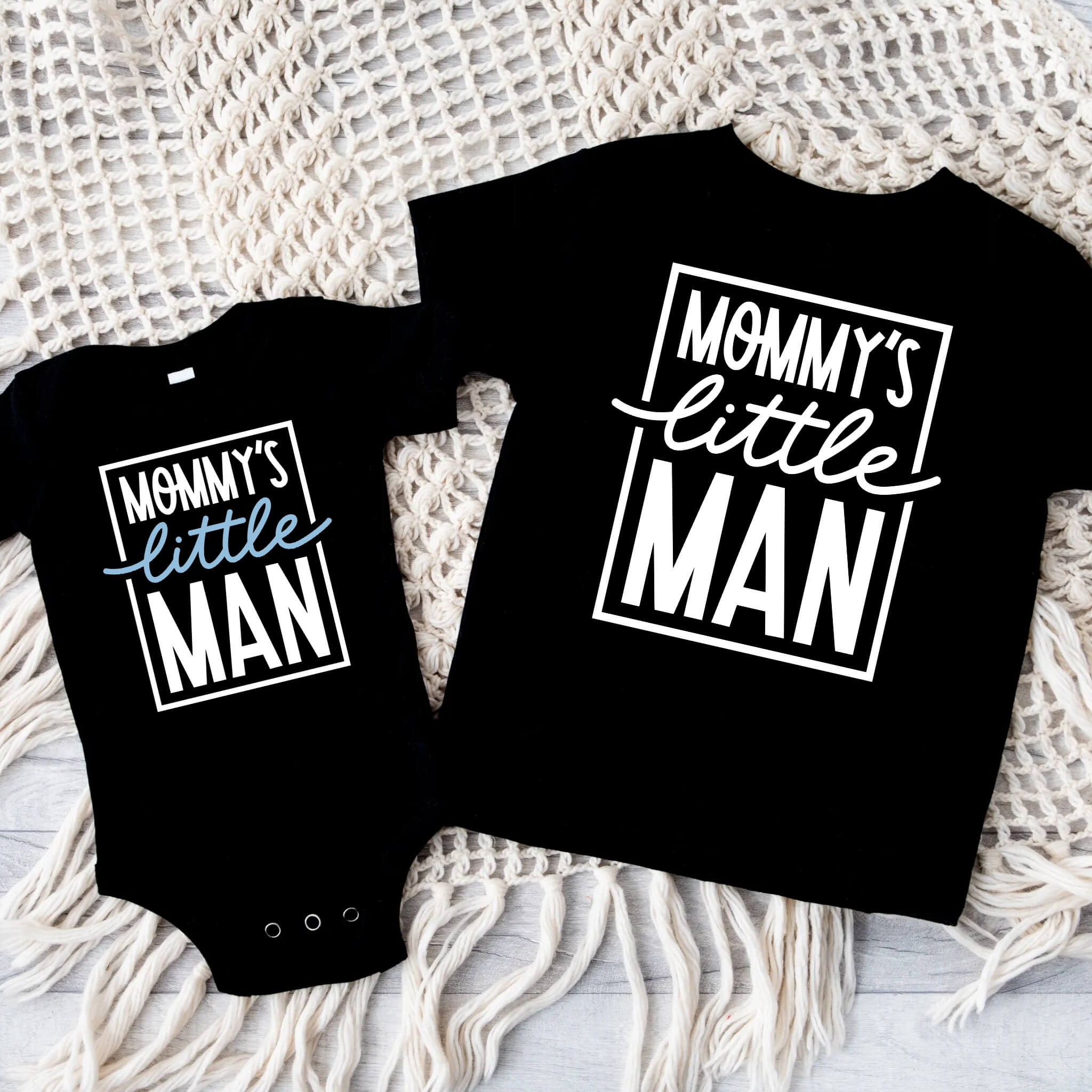 Mommy's Little Man Onesie or T-Shirts
