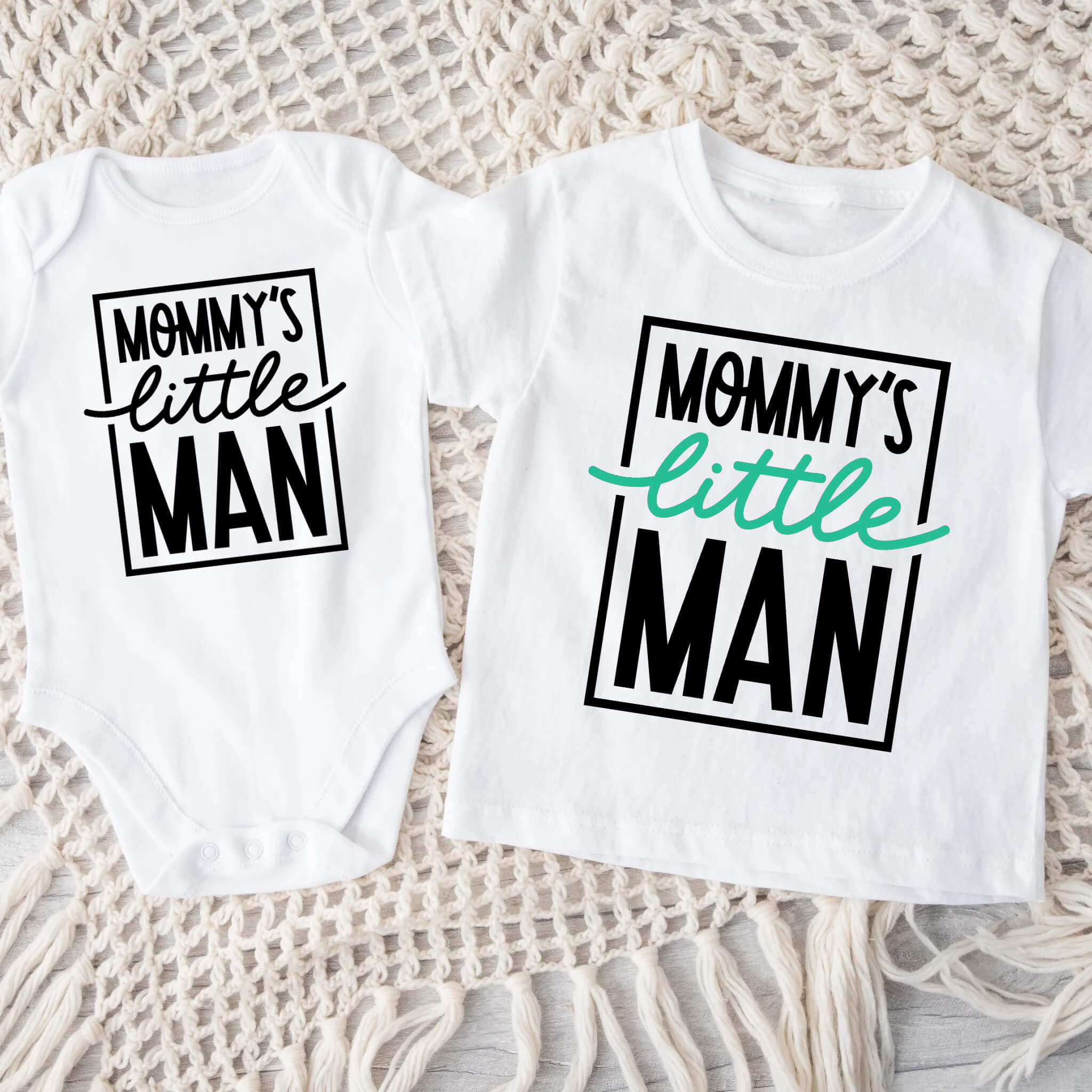 Mommy's Little Man Onesie or T-Shirts