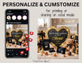 Tiny Secret New Years Baby Reveal Digital Editable Template, Gender Neutral Canva Template TrendyCustomApparel™