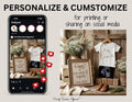 Oops Baby Reveal Digital Editable Template, Boho Themed Canva Instant Download TrendyCustomApparel™