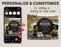 A New Duckling is Coming, Hunting Digital Pregnancy Announcement, Gender Neutral Customizable Editable Template - TrendyCustomApparel™