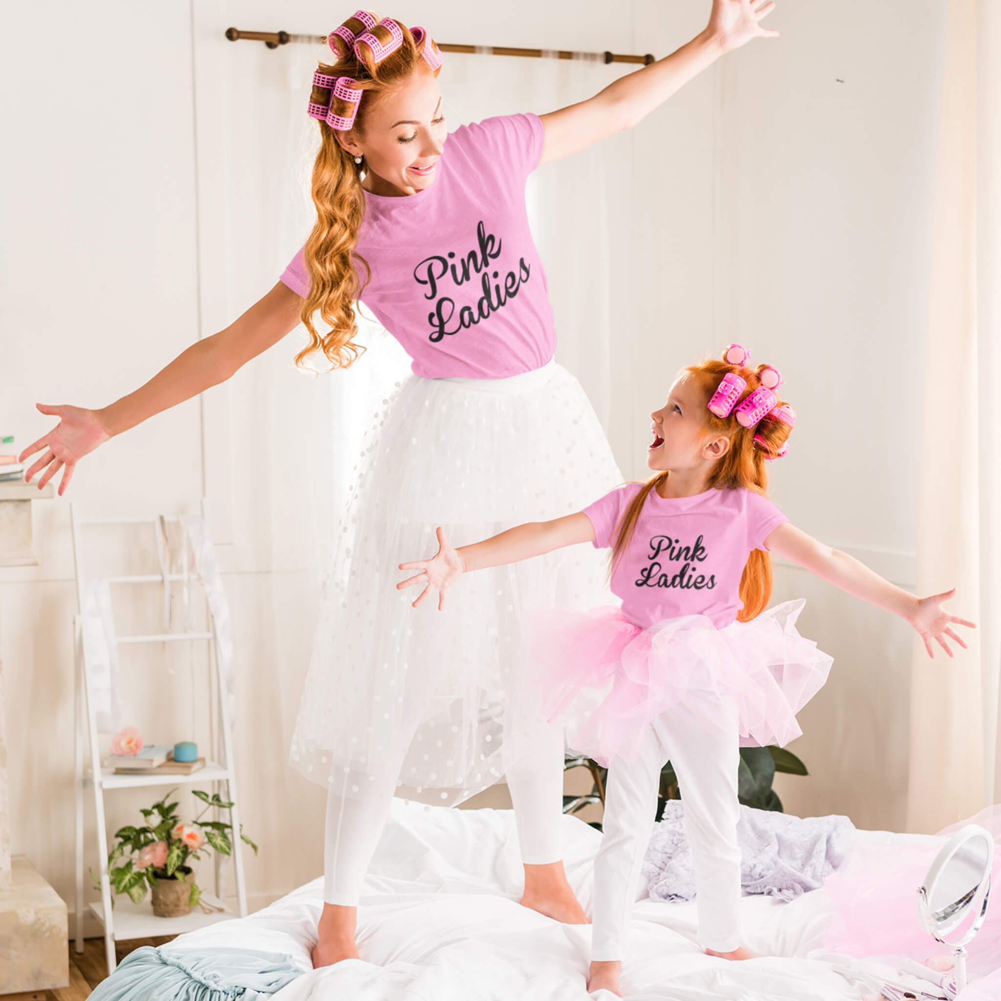 Halloween Girls Grease Pink Ladies Graphic Print Baby Onesie or Infant T-Shirt