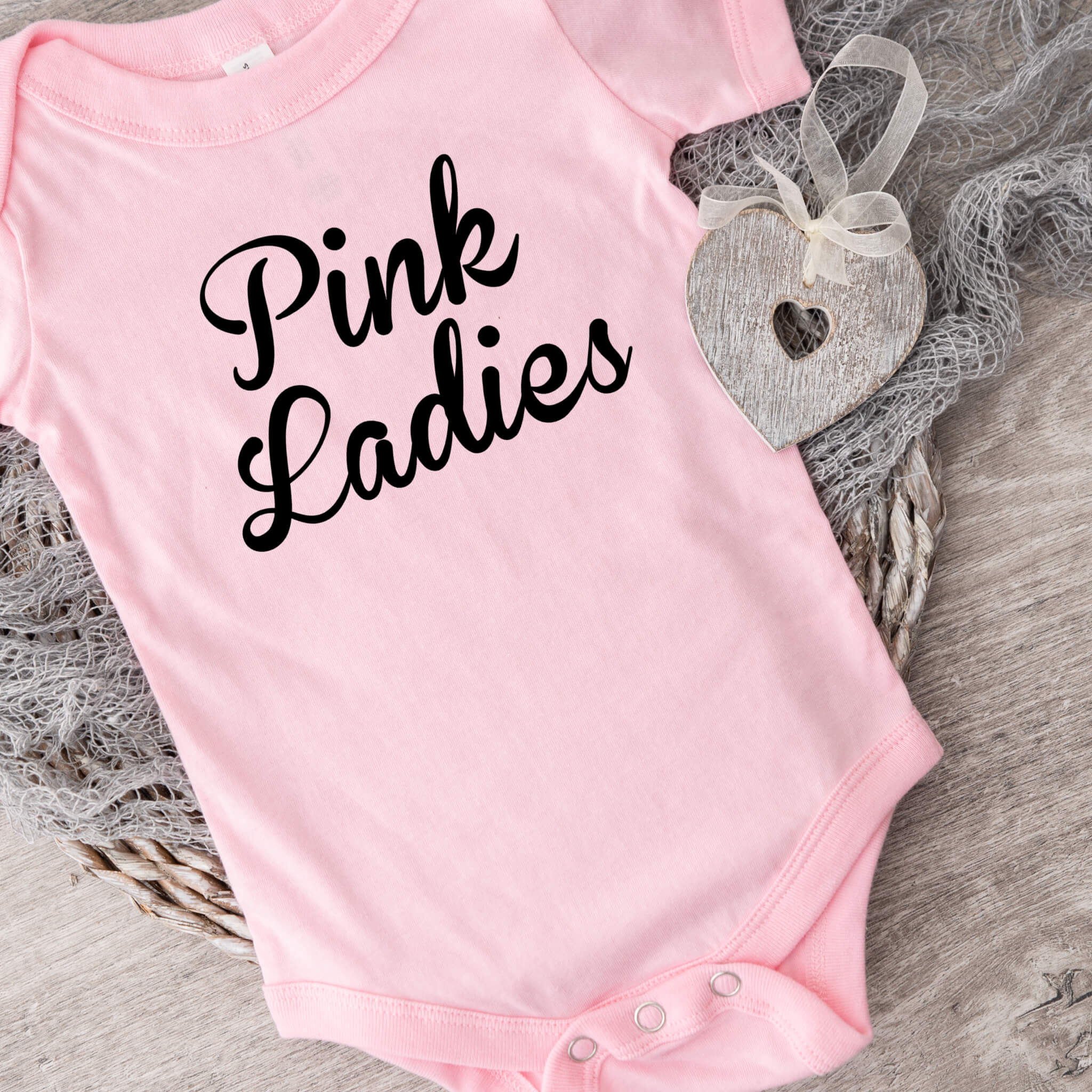 Halloween Girls Grease Pink Ladies Graphic Print Baby Onesie or Infant T-Shirt
