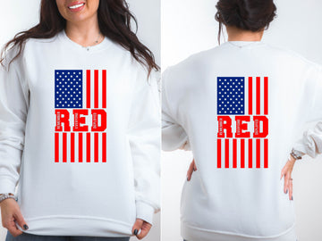 America - Remember Everyone Deployed Unisex Men's Women's Graphic Print Sweatshirt