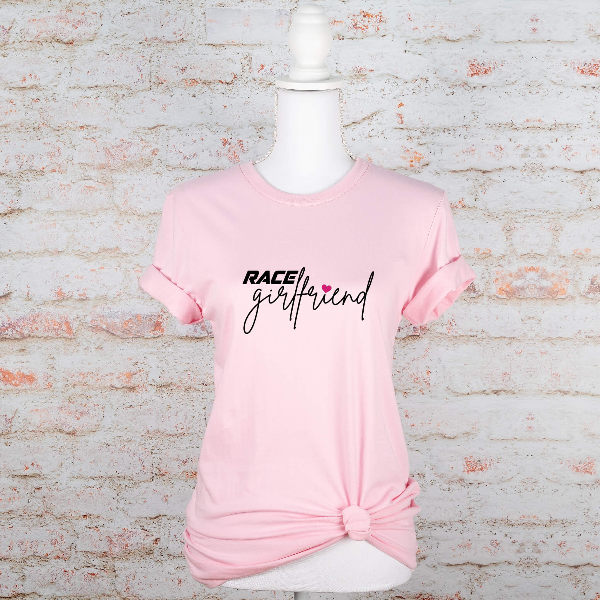 Racing - Race Girlfriend Customized Women's Graphic Print T-Shirt