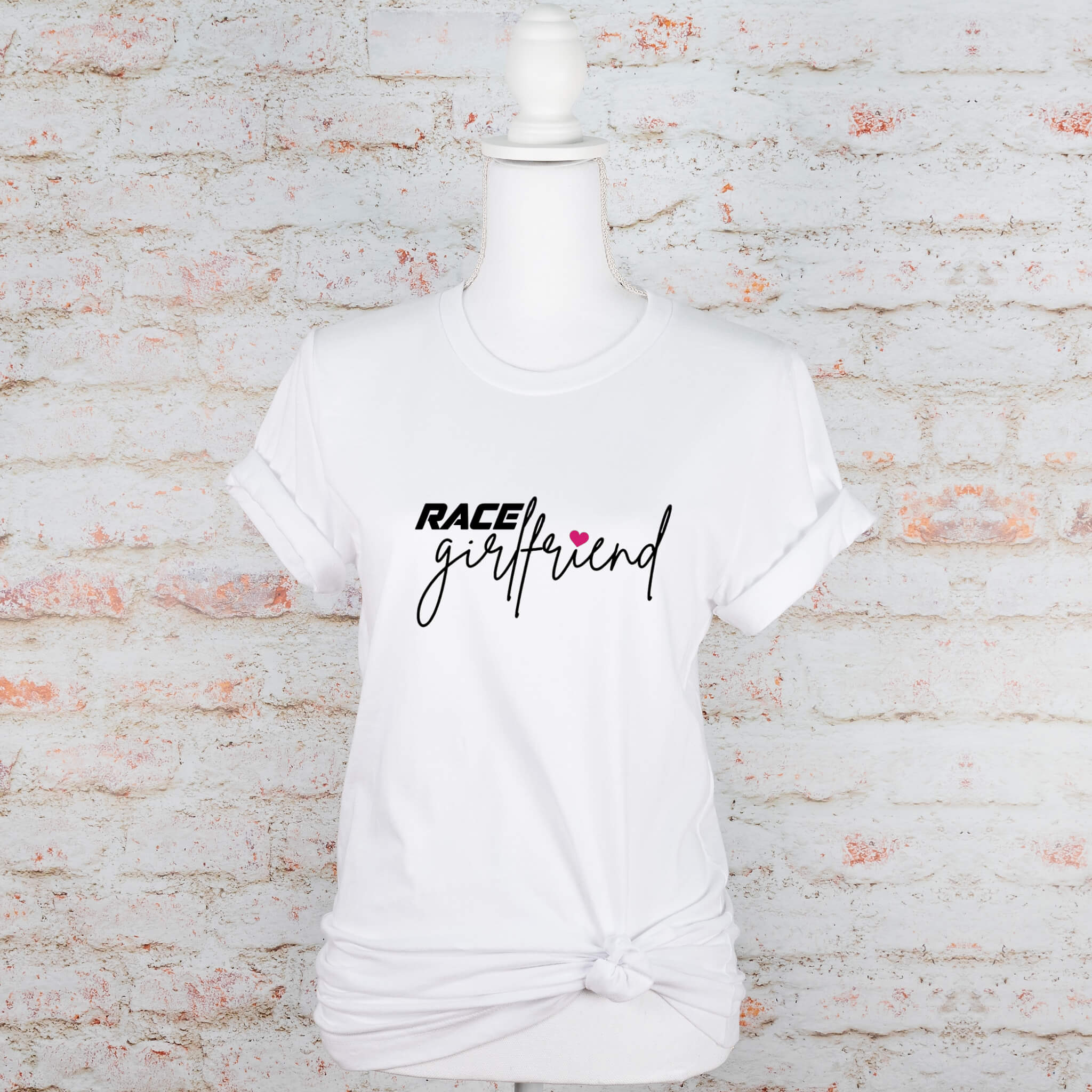 Racing - Race Girlfriend Customized Women's Graphic Print T-Shirt