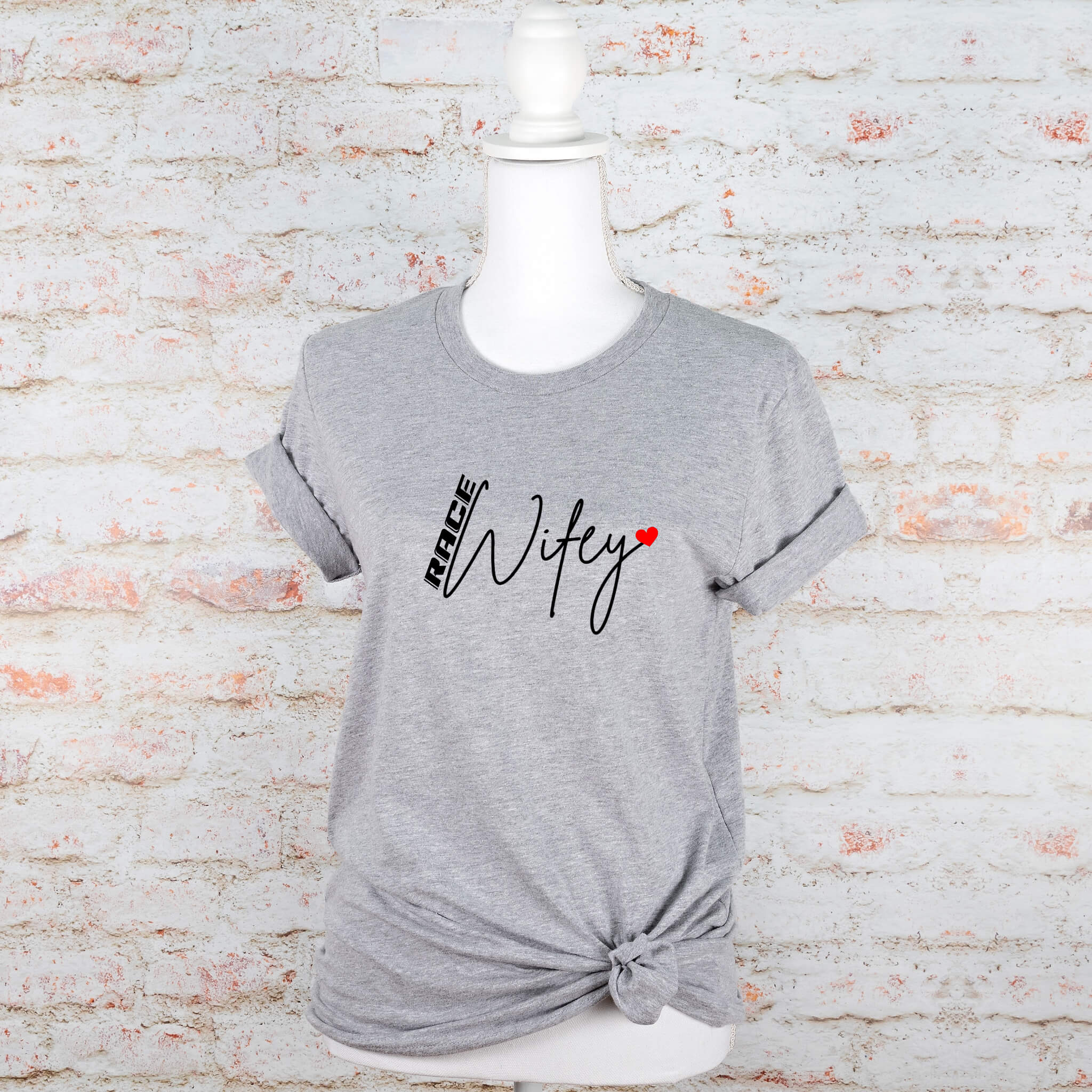 Racing - Race Wifey Customized Women's Graphic Print T-Shirt