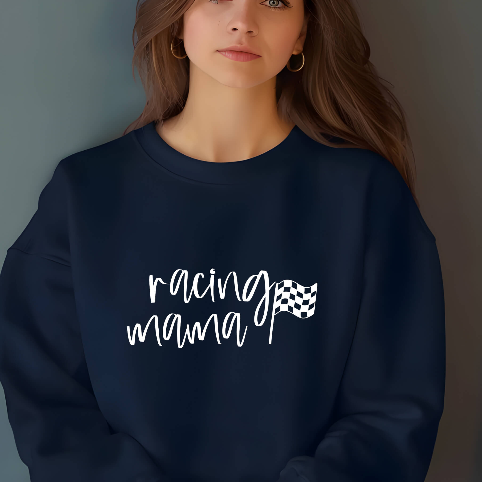 Racing - Racing Mama Women's Graphic Print Sweatshirt