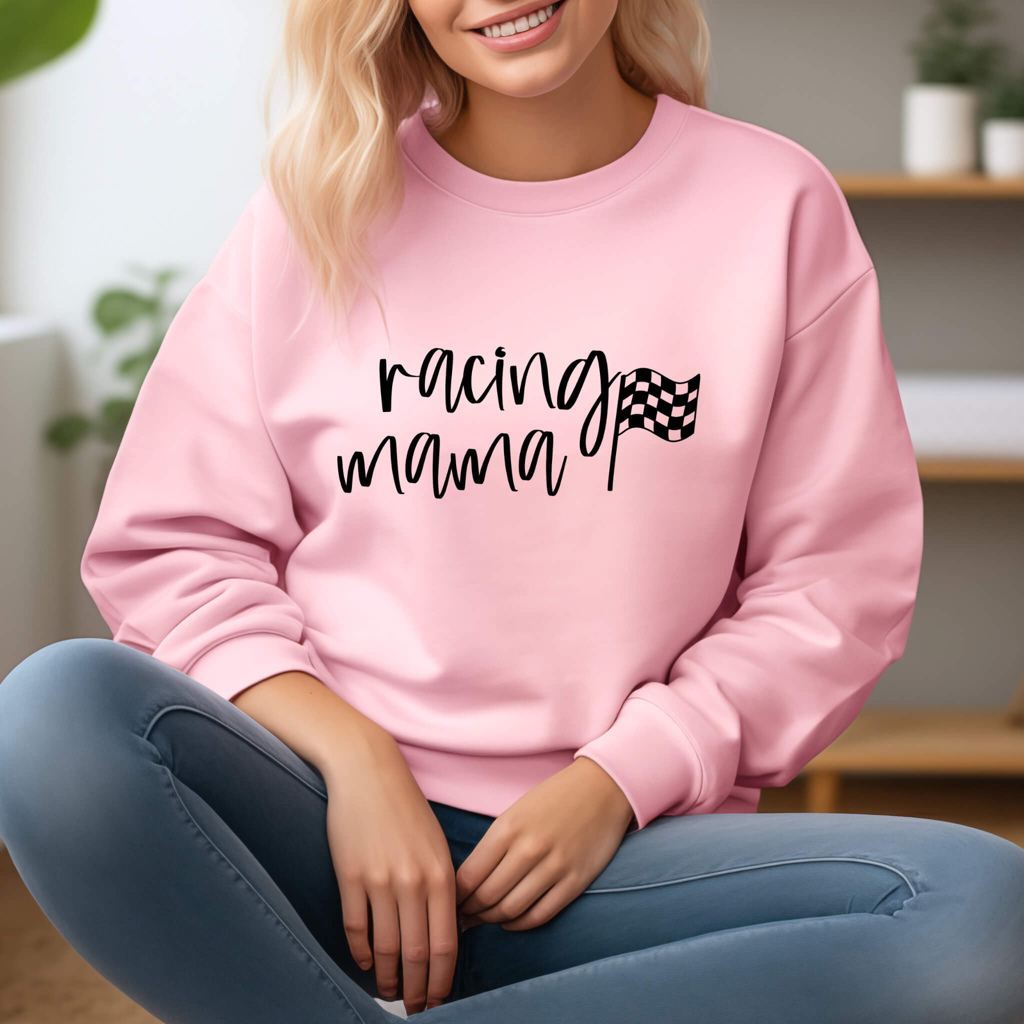 Racing - Racing Mama Women's Graphic Print Sweatshirt