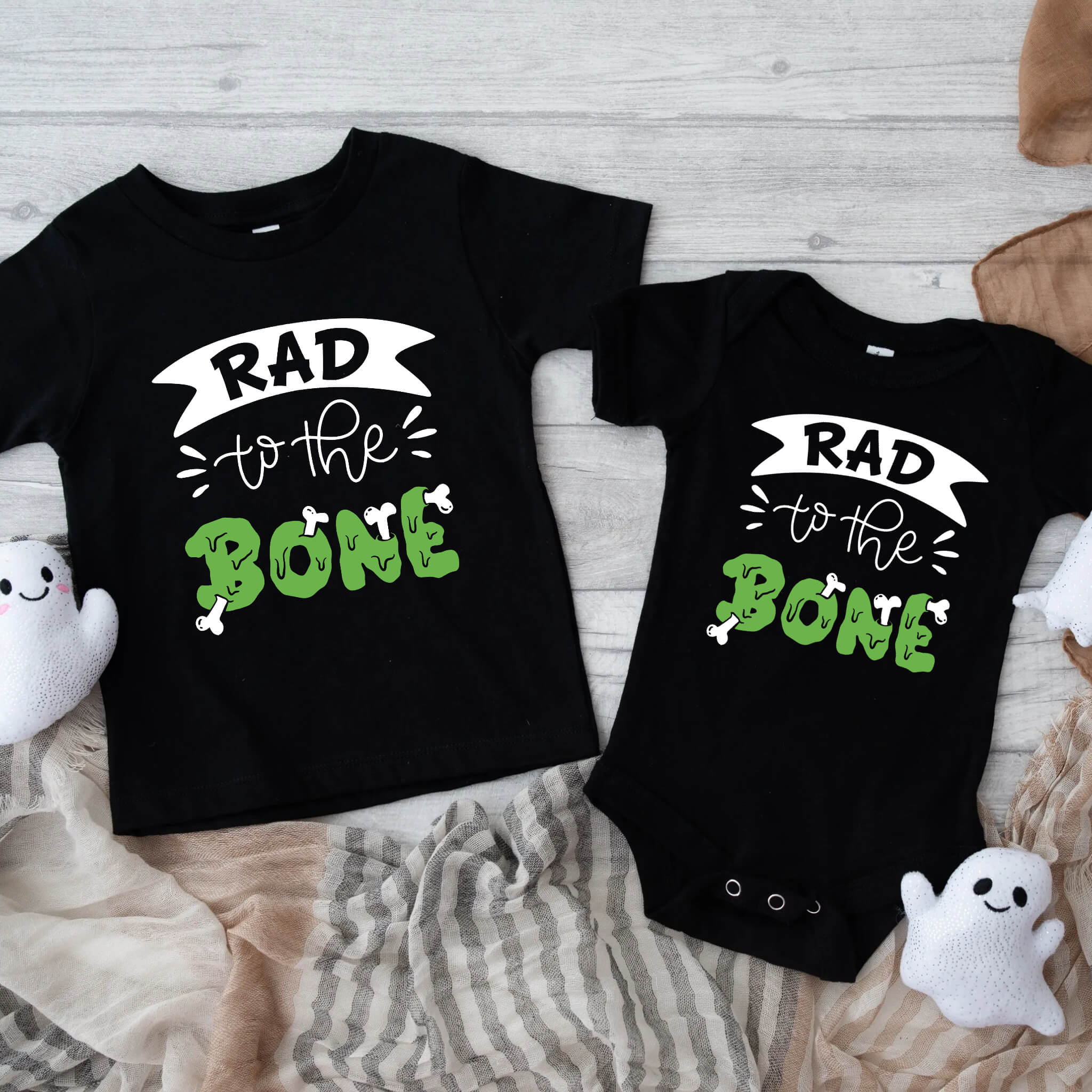 Halloween Rad to the Bone Baby Infant Toddler Graphic Print