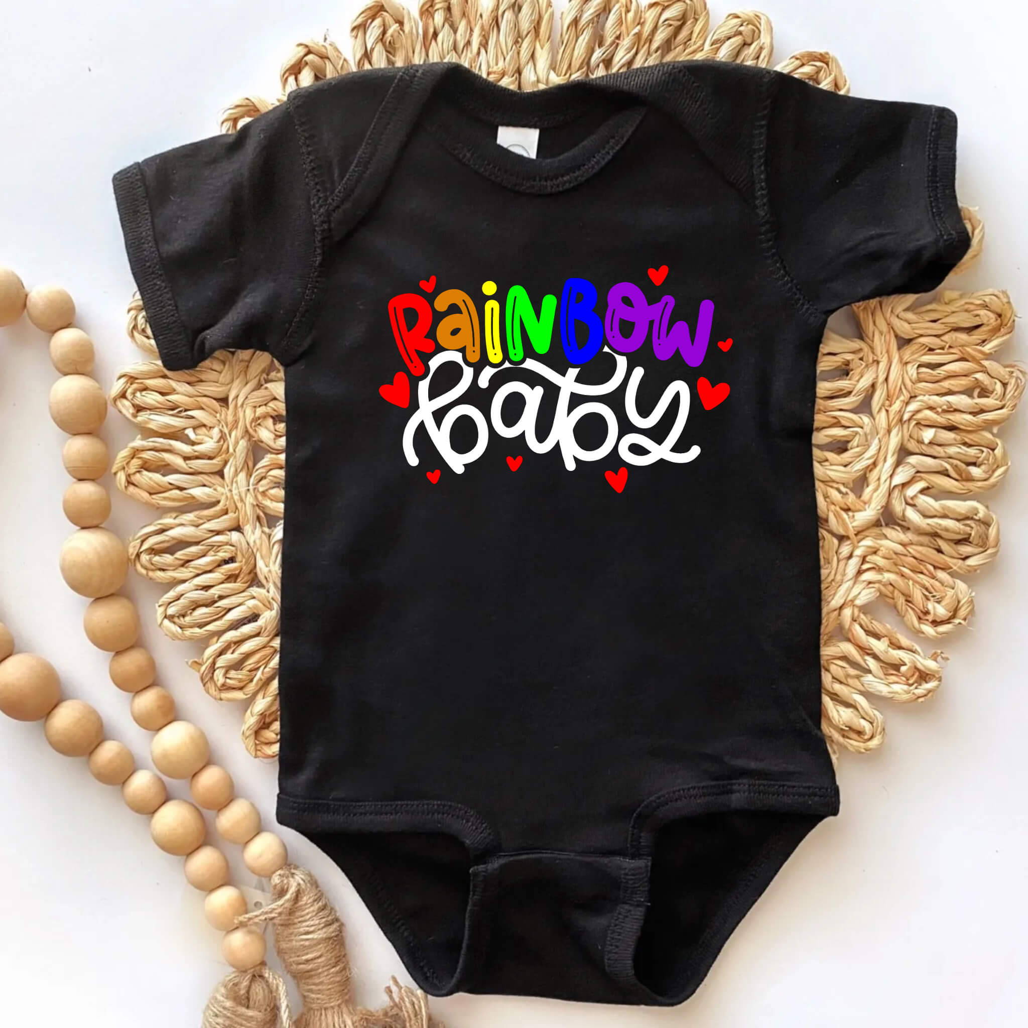 New Baby Onesie, Rainbow Baby Onesie Outfit, Baby Bodysuit, Boy’s, Girl’s Baby Shower Gift, New Baby Take Home Outfit, Maternity Photo Prop Onesie, Grateful Baby Onesie Outfit