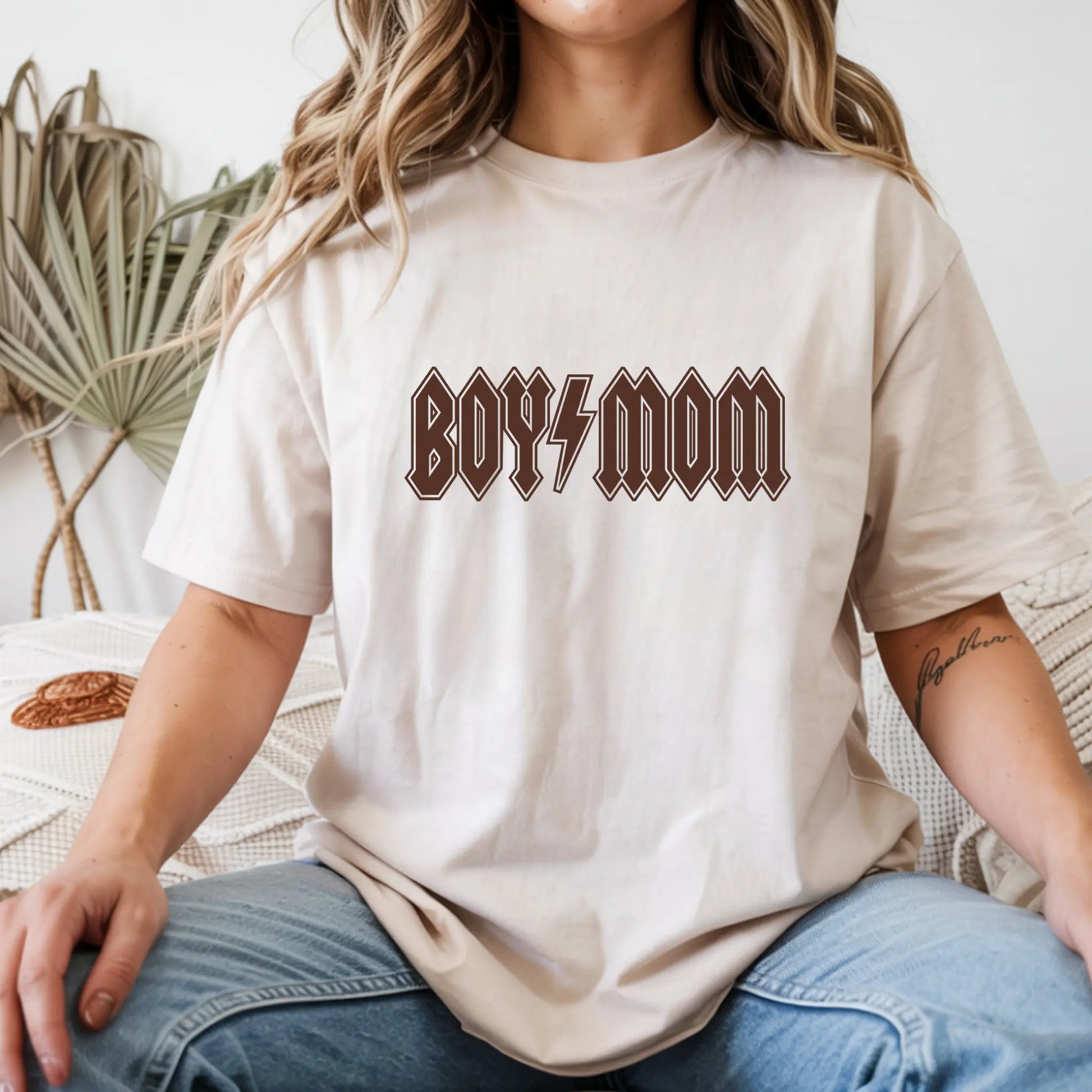 Rocker Boy Mom Women's Customizable T-Shirt - TrendyCustomApparel™