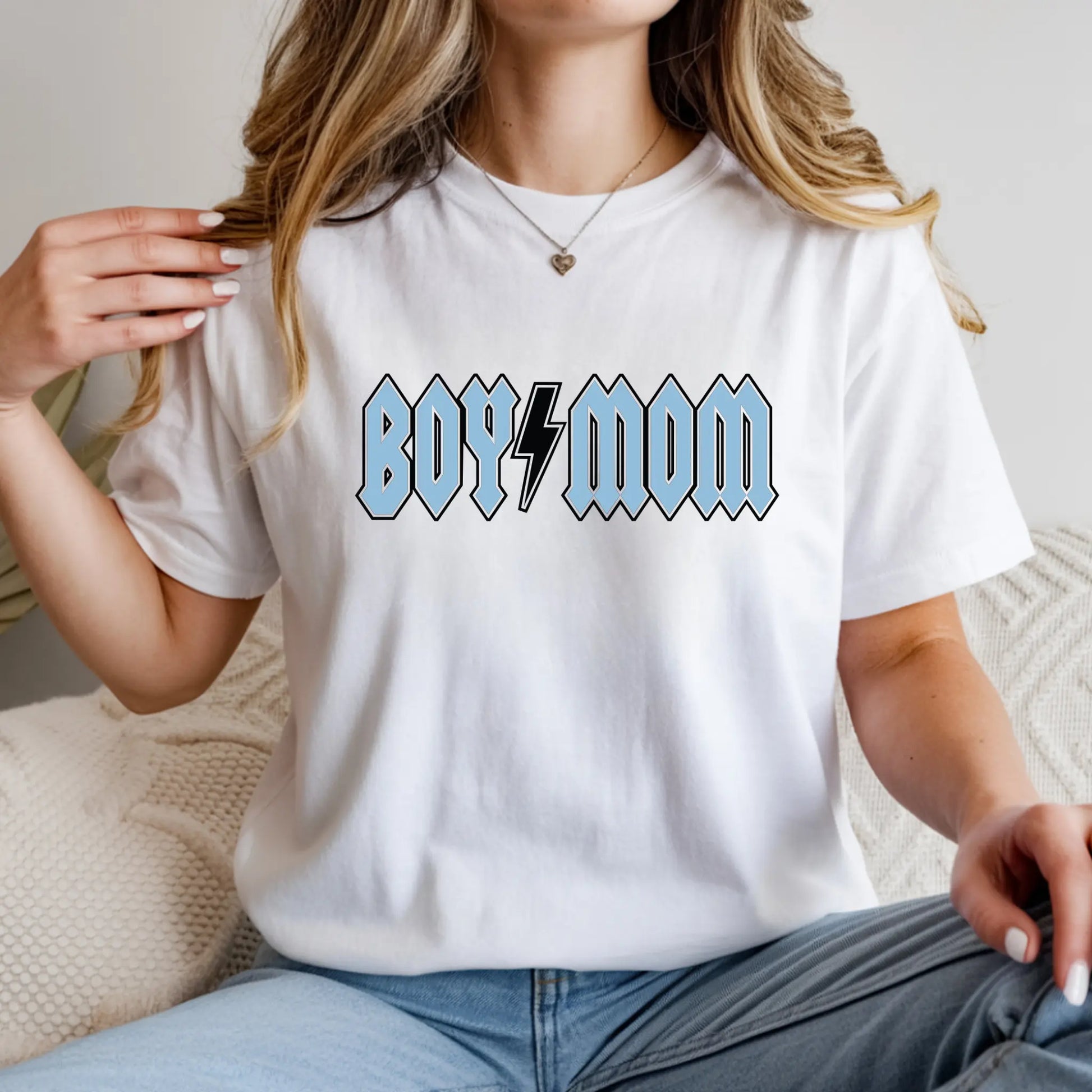 Rocker Boy Mom Women's Customizable T-Shirt - TrendyCustomApparel™