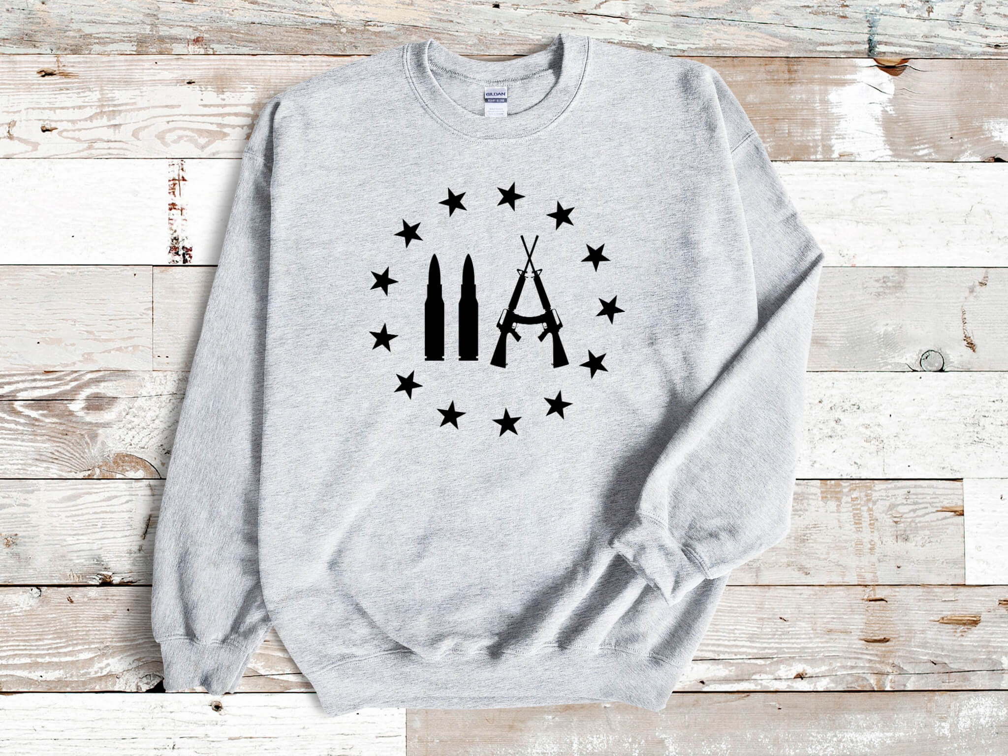 America Patriot - 2nd Amendment Unisex Men's Women's Graphic Print Sweatshirt