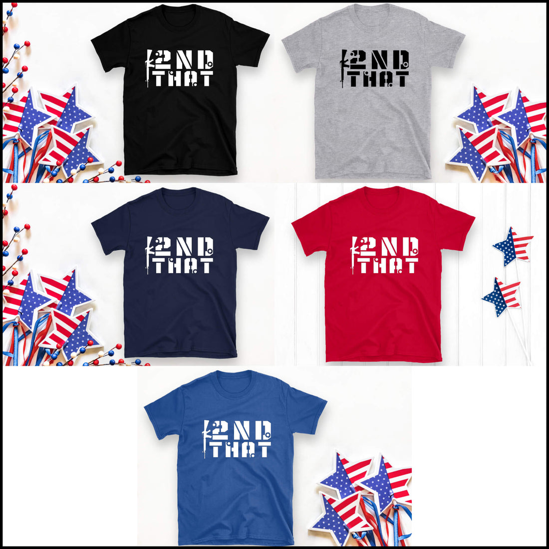 America Patriot - I 2nd That AR-15 Unisex Men's Women's Graphic Print T-Shirt / Sweatshirt