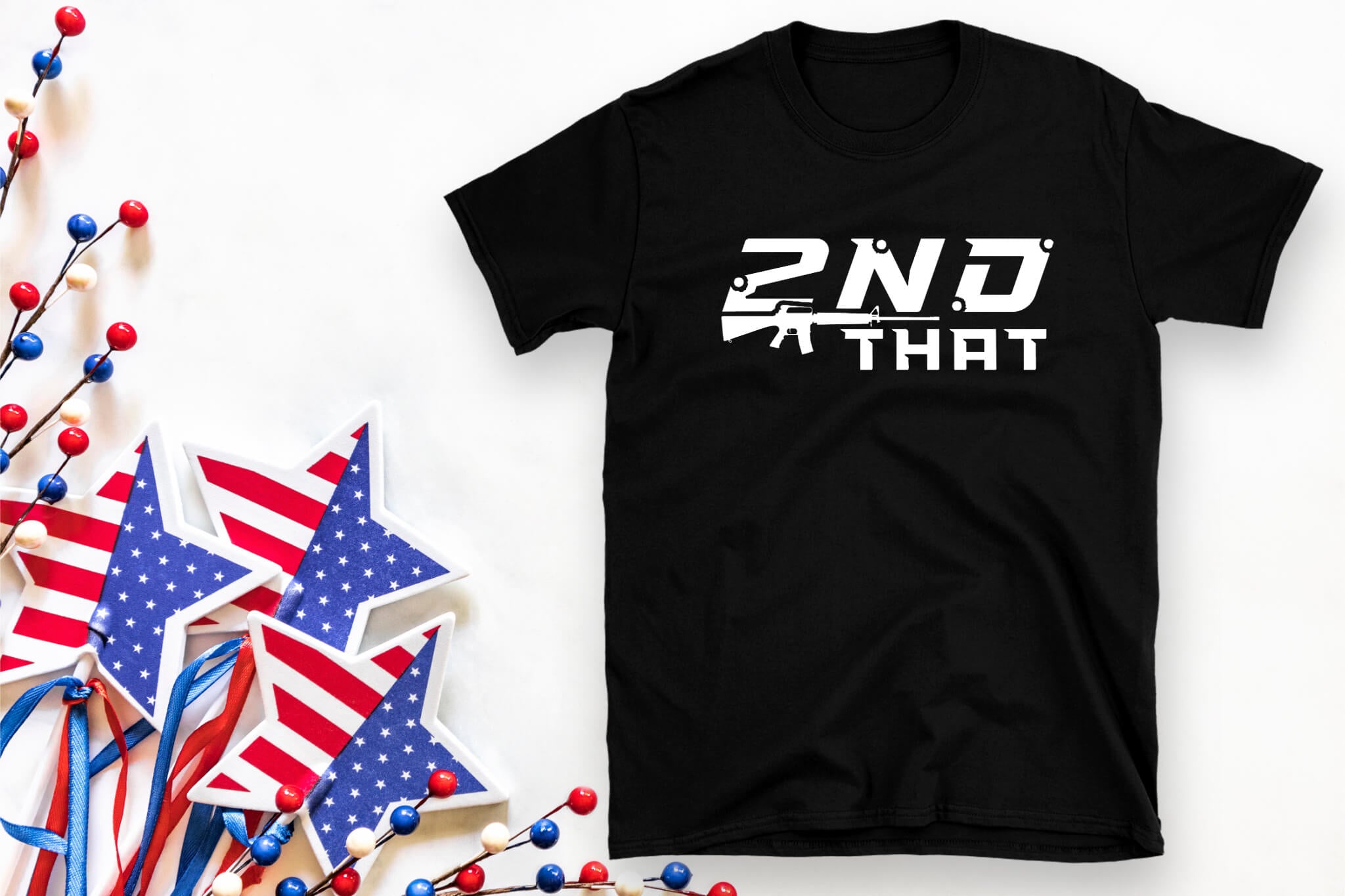 America Patriot - 2nd That AR-15 Unisex Men's Women's Graphic Print T-Shirt / Sweatshirt
