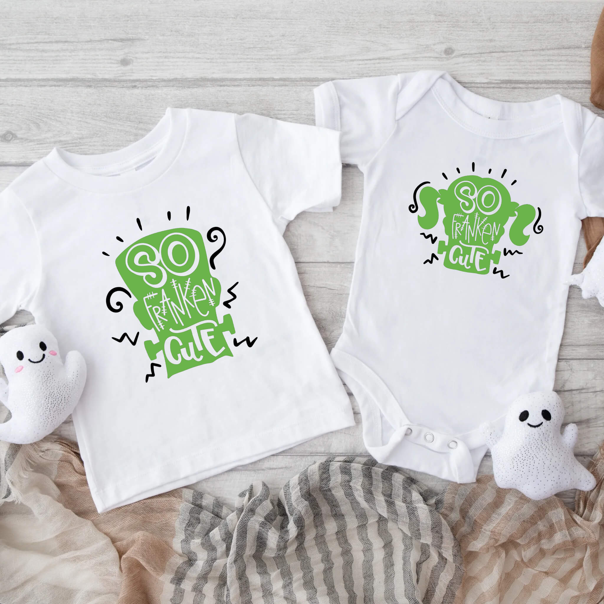 Halloween So Franken Cute Boy's or Girl's Baby Infant Toddler Graphic Print