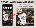 Time to Spill the Beans Digital Pregnancy Announcement, Customizable Instant Download Template, Funny Baby Reveal TrendyCustomApparel™
