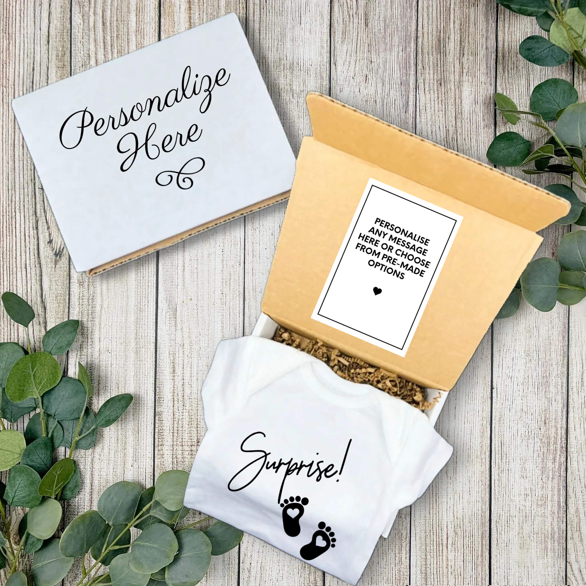 Personalized Pregnancy Announcement, Surprise, Dad, Grandma, Grandpa, Auntie, Uncle To Be, Customized Baby Announcement Onesie