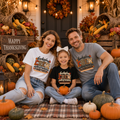 Thankful Crew Matching Family Thanksgiving Shirts & Baby Bodysuits TrendyCustomApparel™