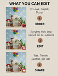 A New Space Ranger is Arriving Soon! Disney Toy Story Digital Pregnancy Announcement Fully Customizable Editable Template TrendyCustomApparel™