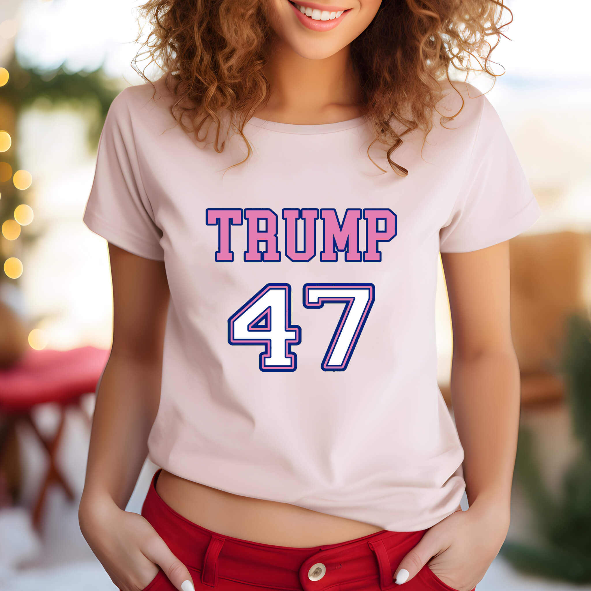 America - Trump 47 2024 Election Rally Women's Graphic Print T-Shirt / Sweatshirt