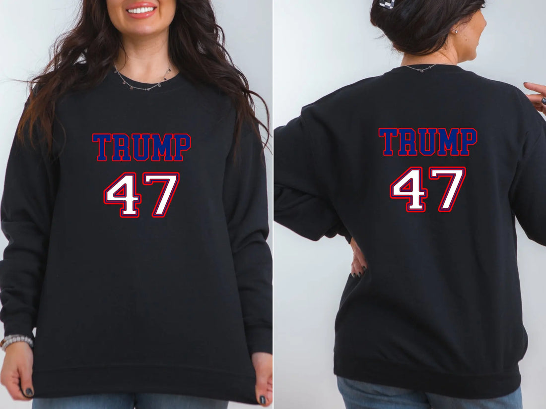 America - Trump 47 Election Rally Unisex Men's Women's Graphic Print Sweatshirt TrendyCustomApparel™