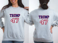 America - Trump 47 Election Rally Unisex Men's Women's Graphic Print Sweatshirt TrendyCustomApparel™