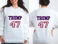 America - Trump 47 Election Rally Unisex Men's Women's Graphic Print Sweatshirt TrendyCustomApparel™