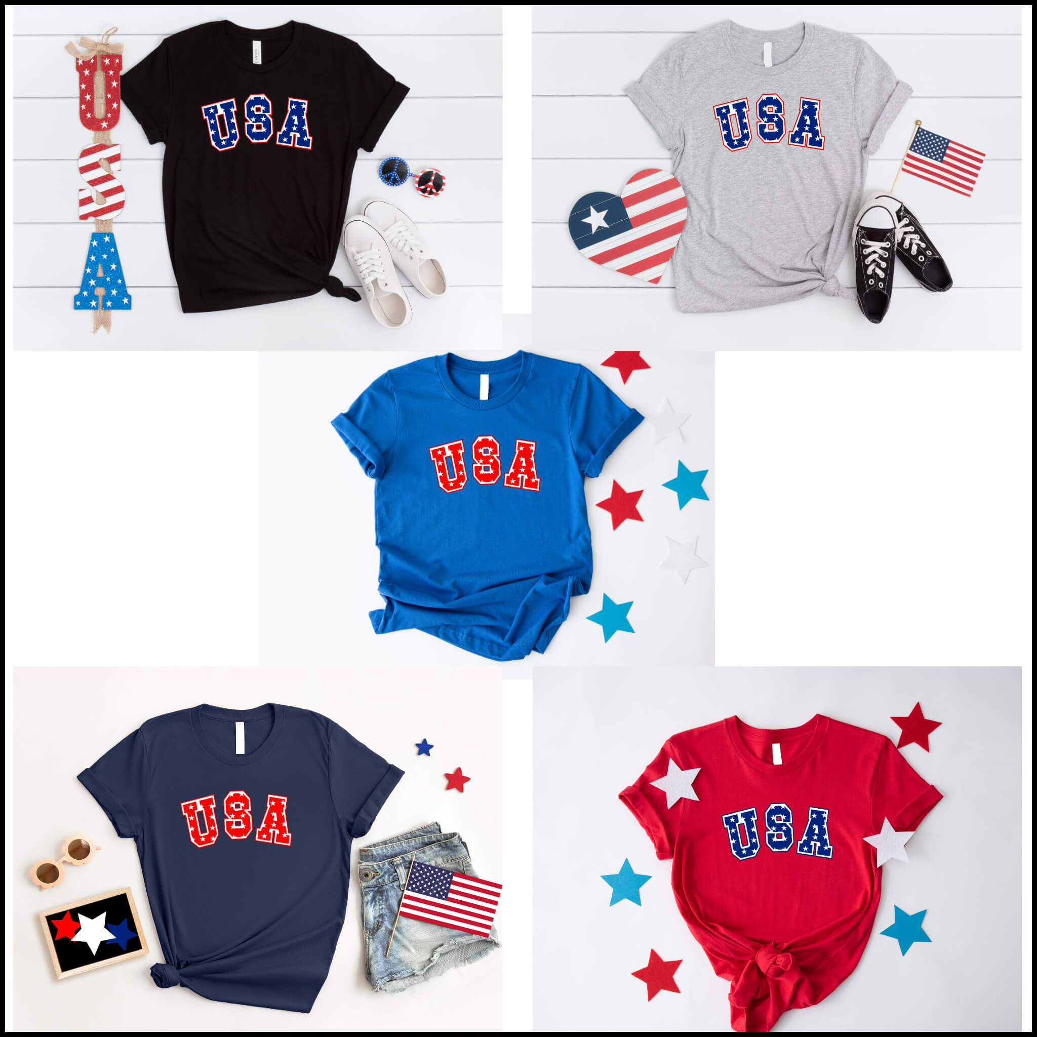 America -USA Unisex Graphic Print T-Shirt / Sweatshirt