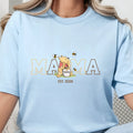 Mama Honey Pot, Winnie The Pooh Women's Mama Bear T-Shirt Oversized Graphic Tee Est. Date TrendyCustomApparel™