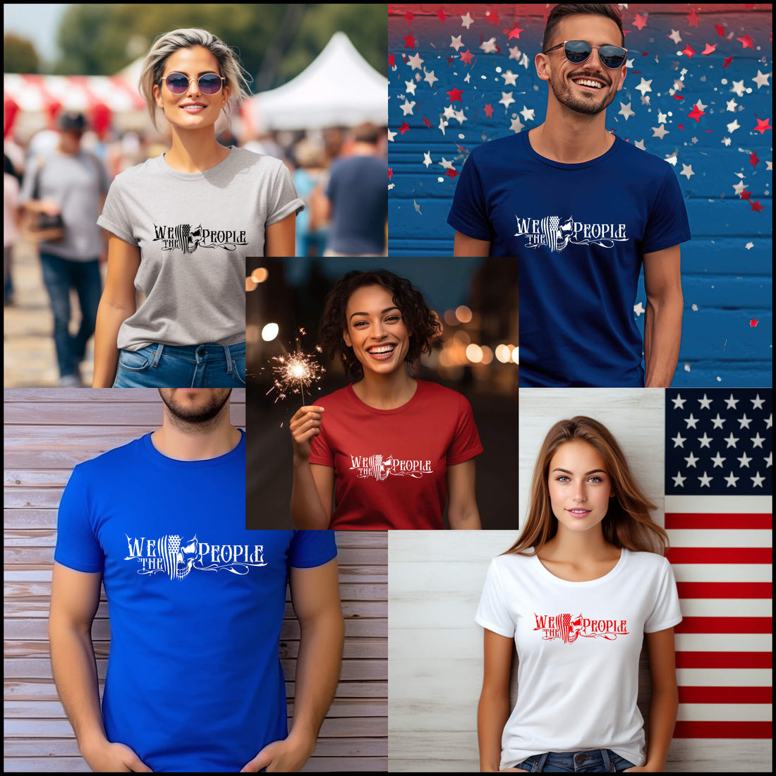 American Patriot 1776 Camiseta unisex con estampado gráfico para hombre y mujer