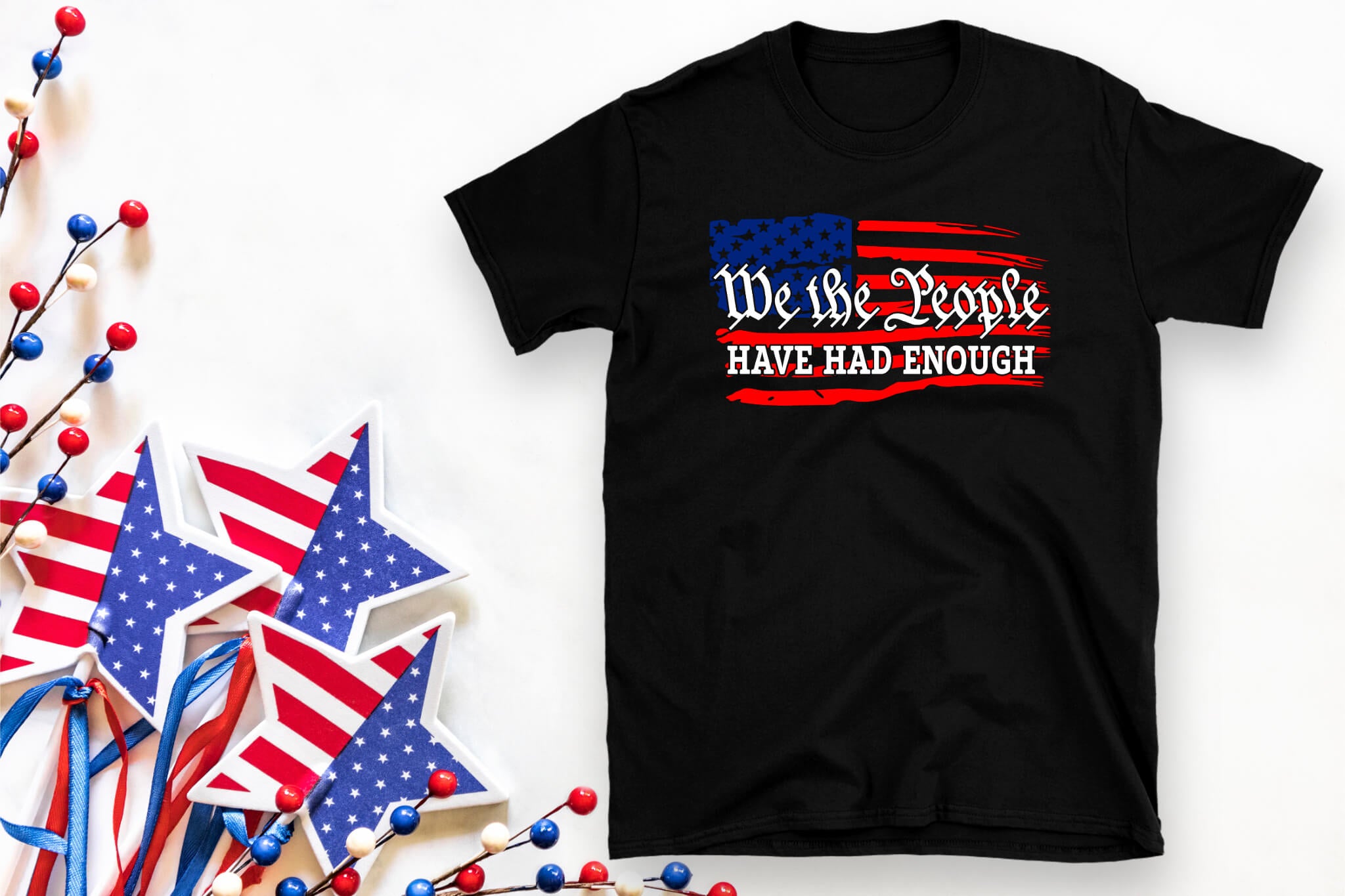 America - We The People Have Had Enough Unisex Graphic Print T-Shirt / Sweatshirt